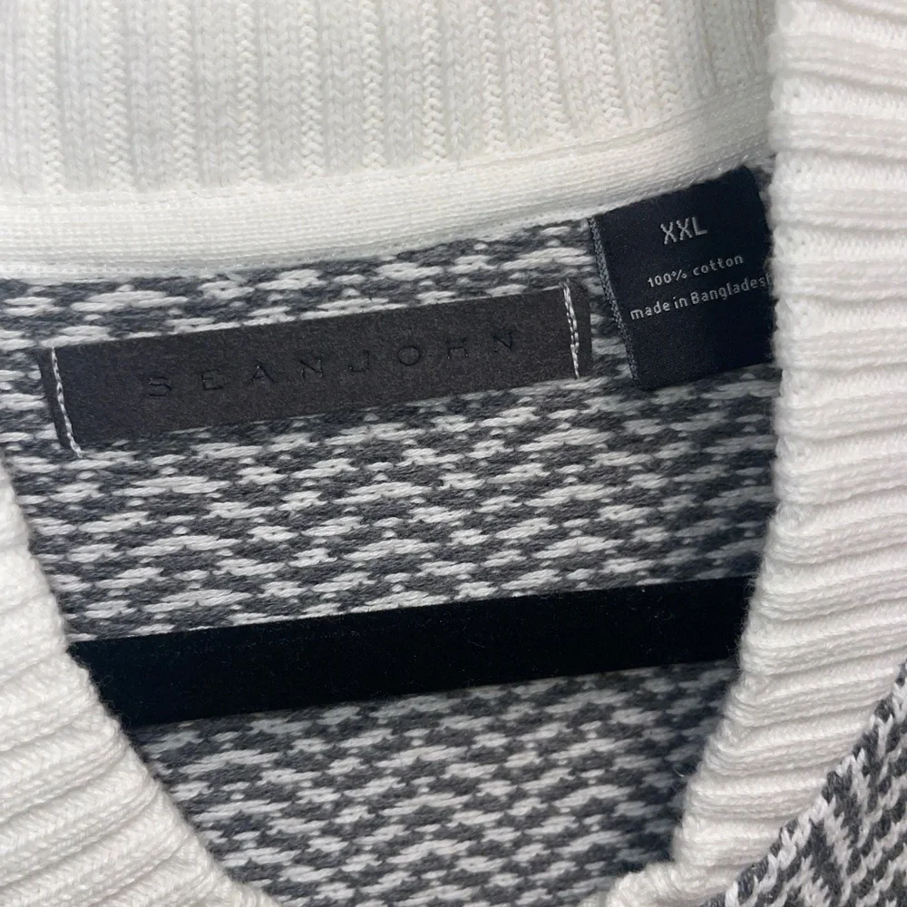 Men’s Sean John Quarter Zip Sweater